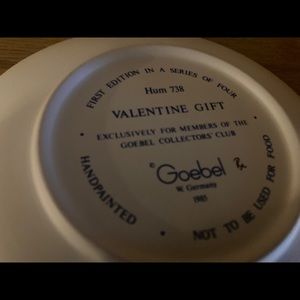 Hummel collection plates and bell